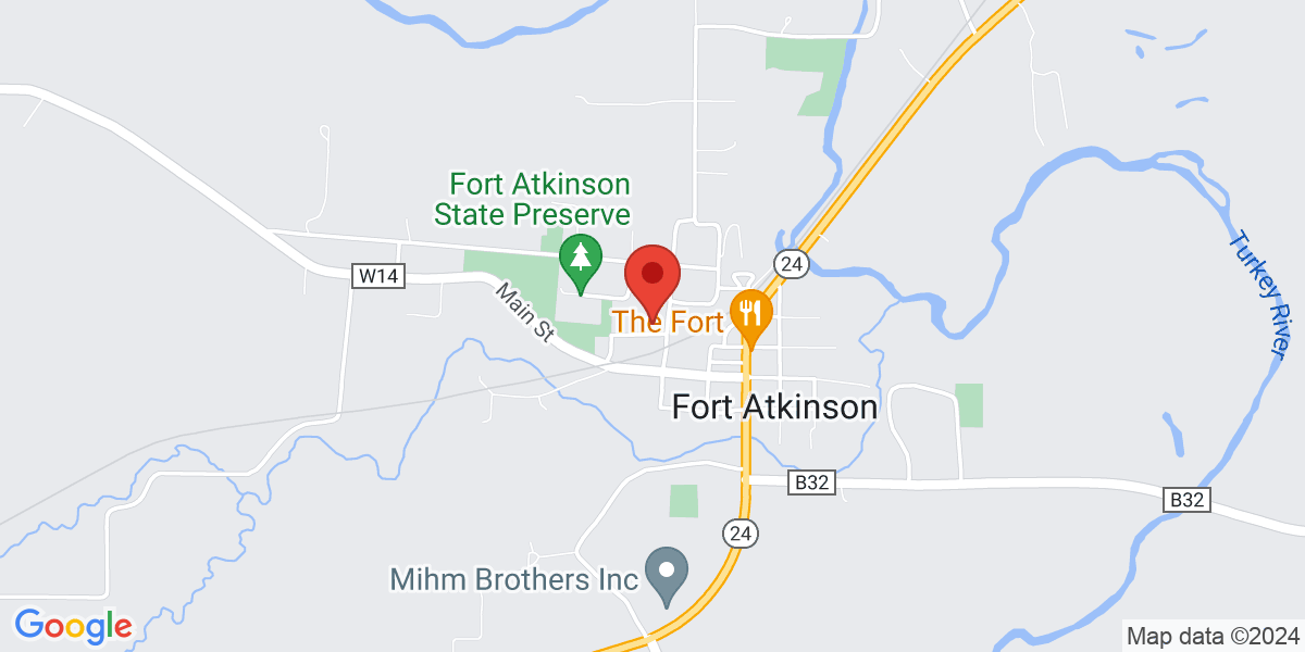 Map of Fort Atkinson Public Library